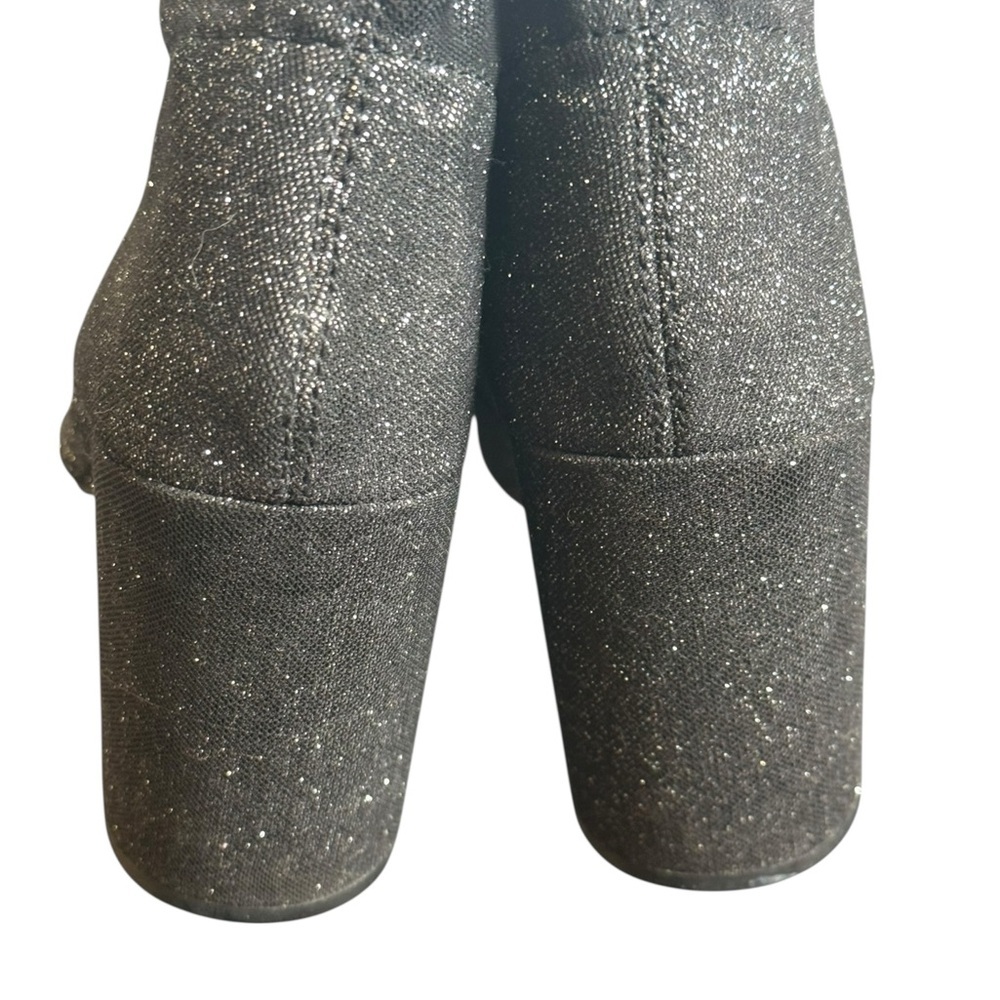Express Glitter Ankle Booties 7 - Picture 6 of 9